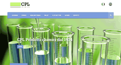 Desktop Screenshot of cplchimica.com